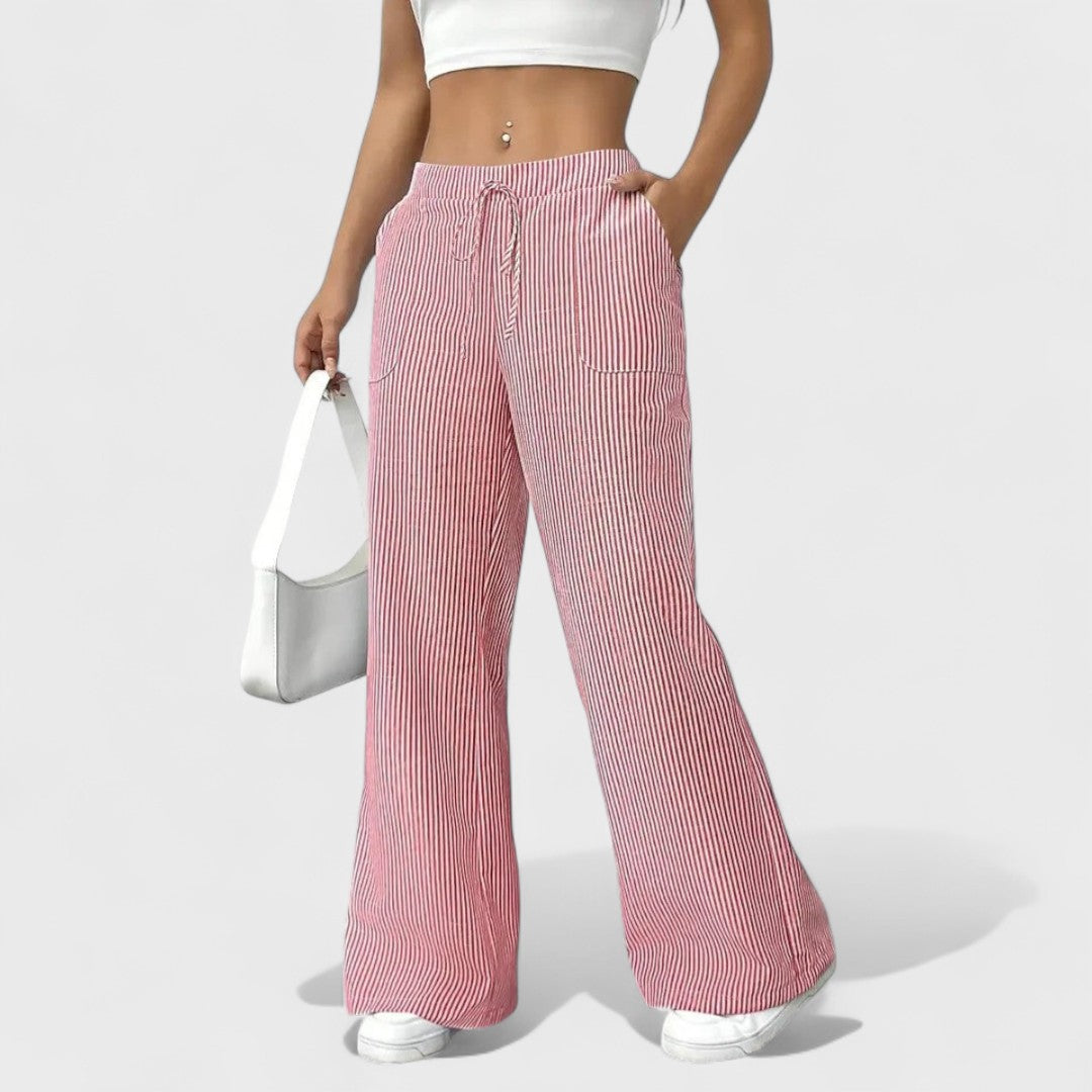 Dominique - Pantalons Amples Confortables