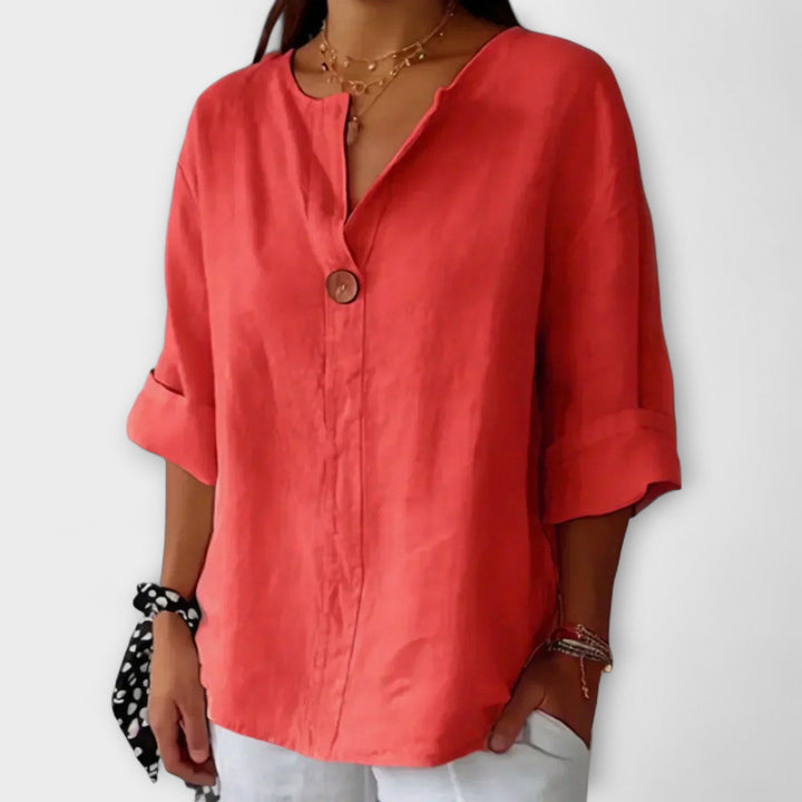 Nicole - Blouse Casual en Lin
