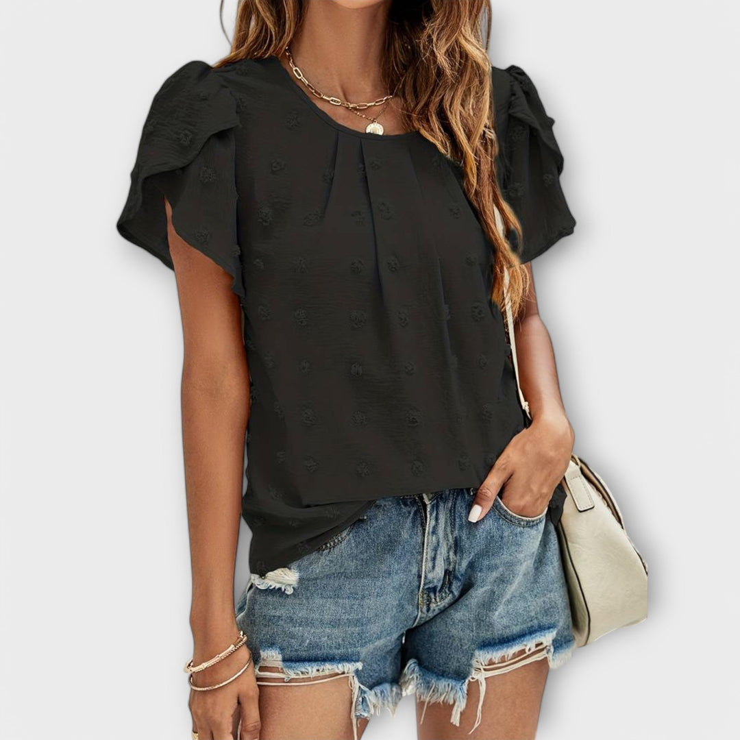 Charlotte - Blouse parfaite à pois