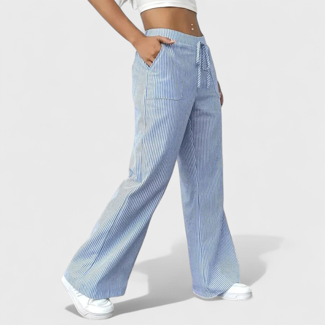 Dominique - Pantalons Amples Confortables