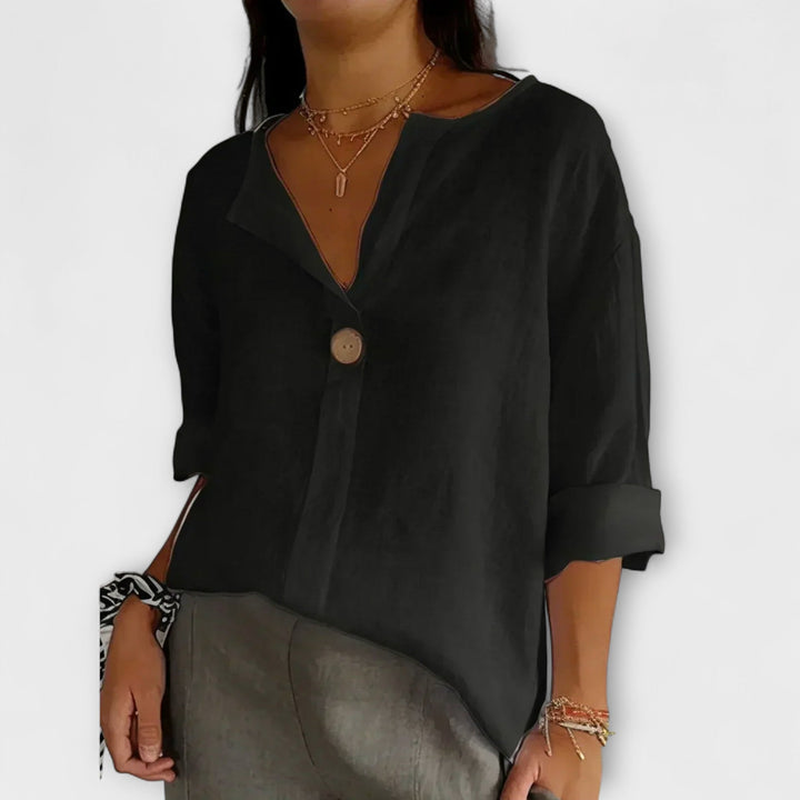 Nicole - Blouse Casual en Lin
