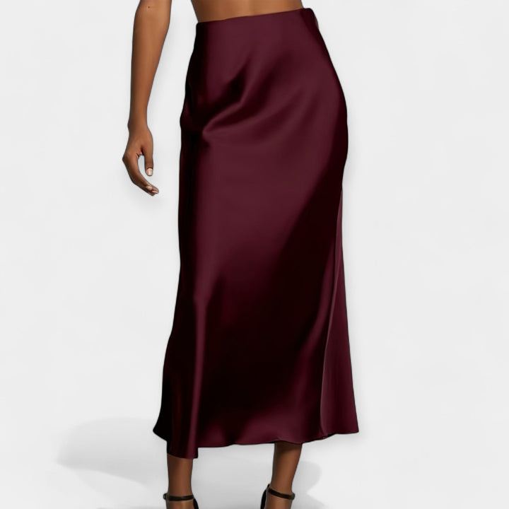Marie - Jupes midi taille haute