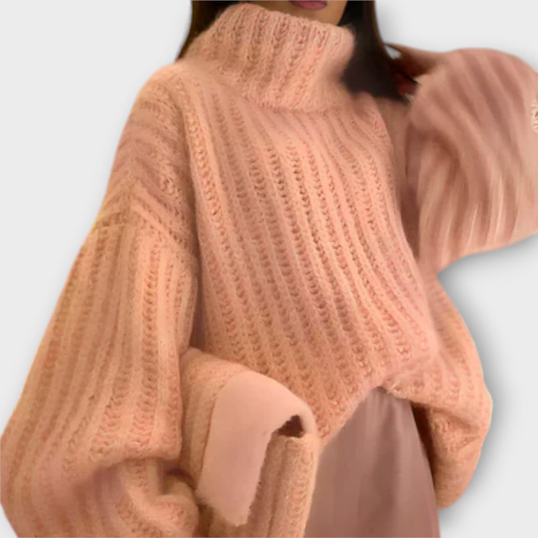 Paulina - Sweat à capuche doux pour femme avec manches longues