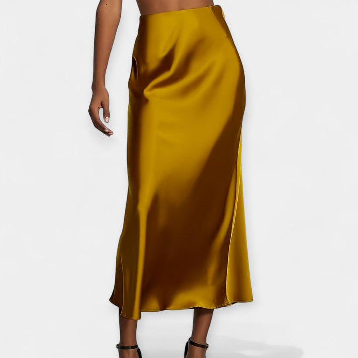 Marie - Jupes midi taille haute