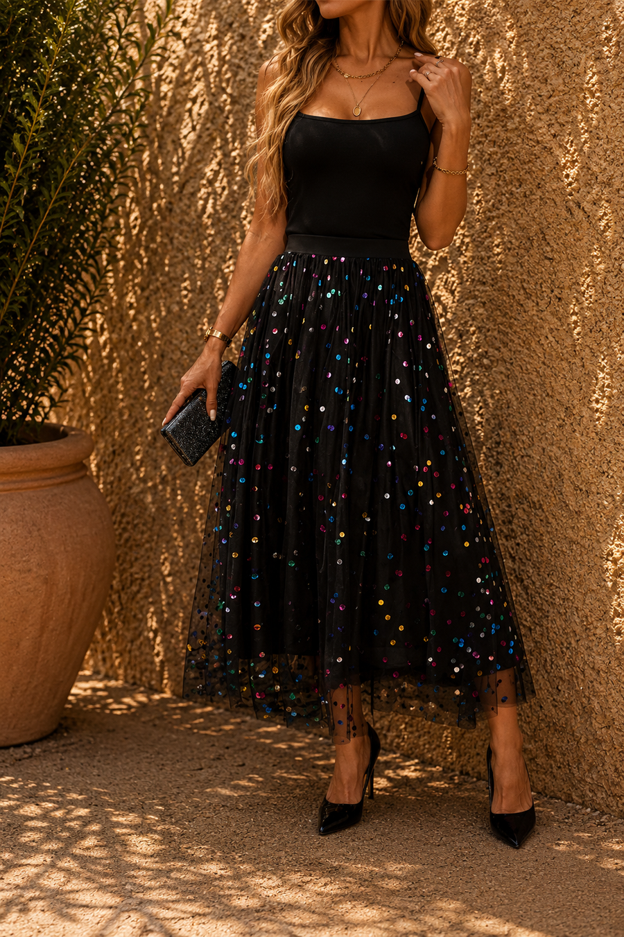 Leonie – Jupes colorées à pois