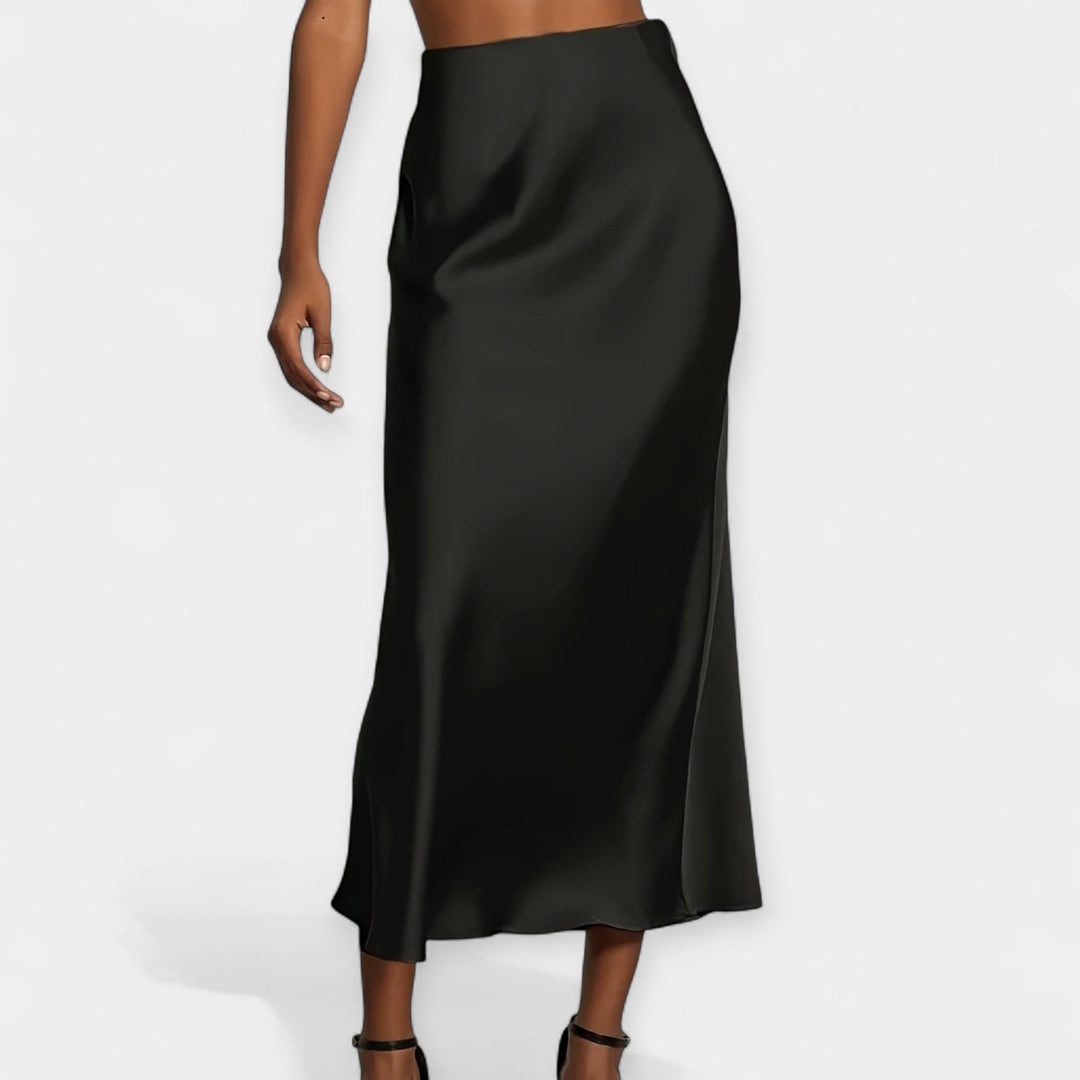 Marie - Jupes midi taille haute