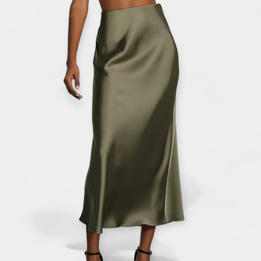 Marie - Jupes midi taille haute