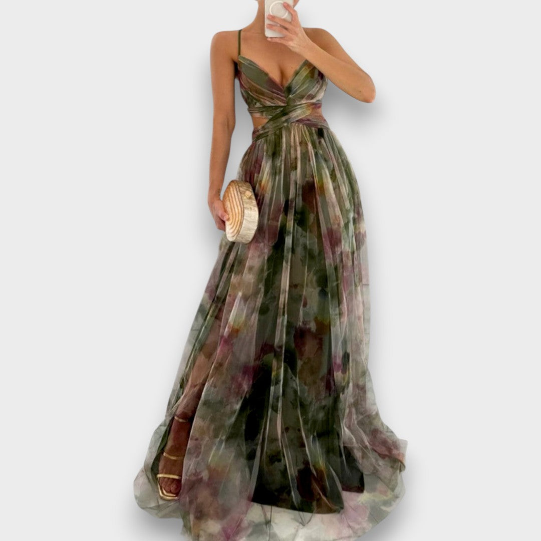 Giselle - Robe Maxi à Imprimé Floral