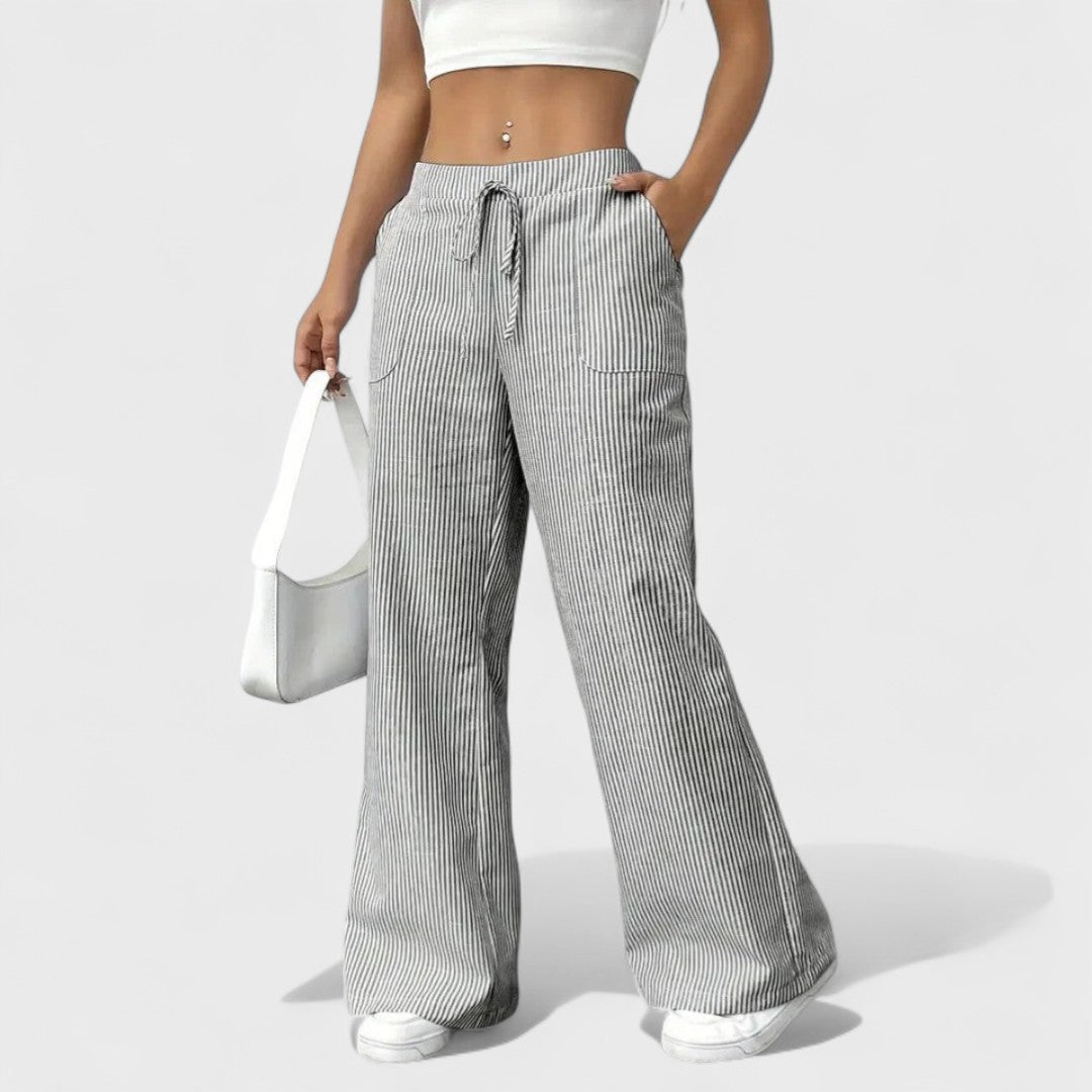 Dominique - Pantalons Amples Confortables