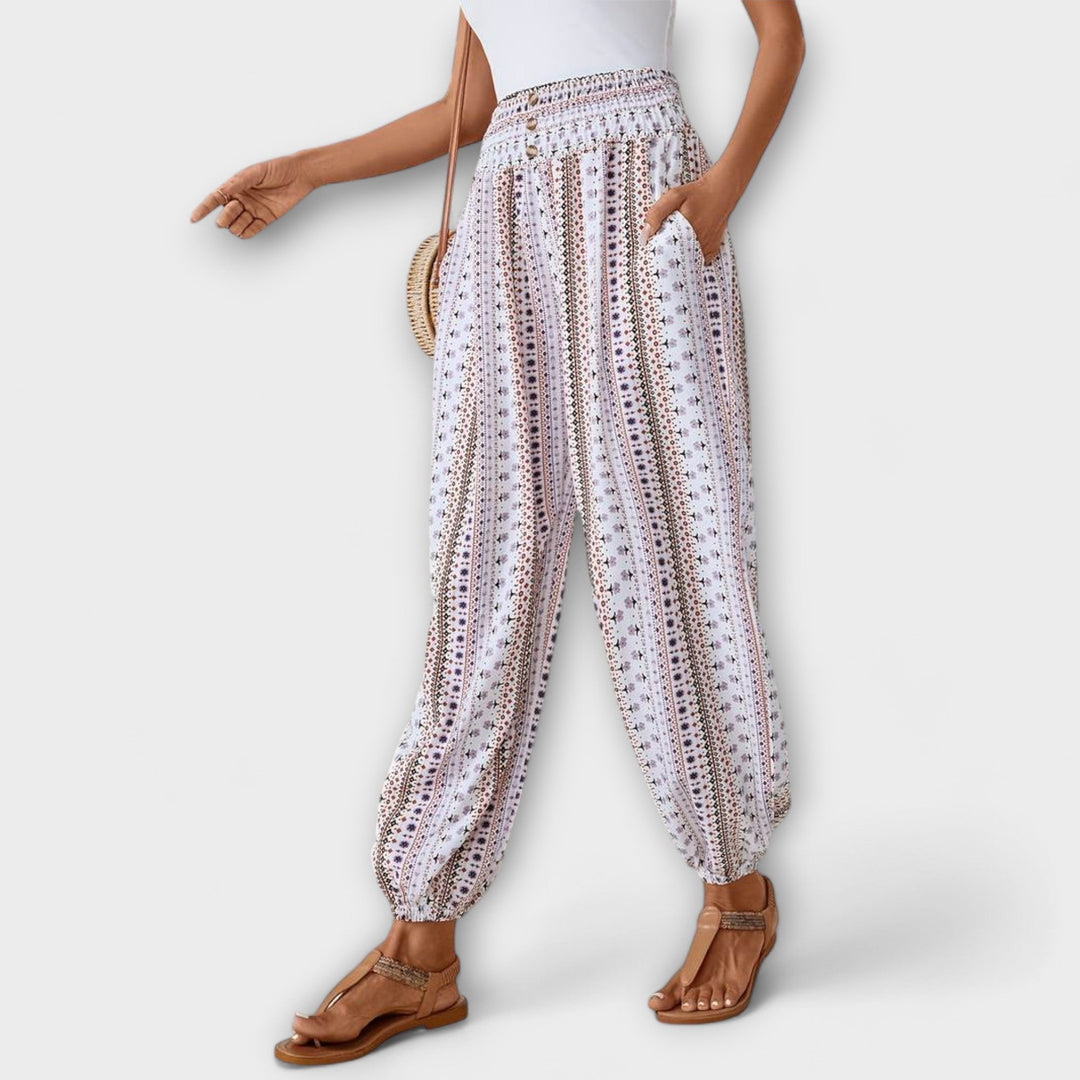 Scarlett - Pantalons avec motif ethnique