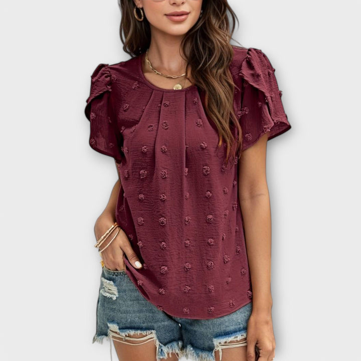 Charlotte - Blouse parfaite à pois