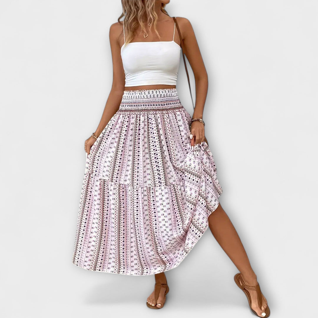 Robe confortable avec imprimé
