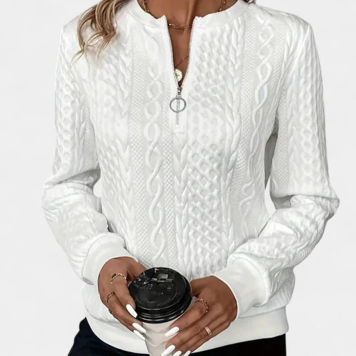Kaja – Pull zippé pour un look plus moderne