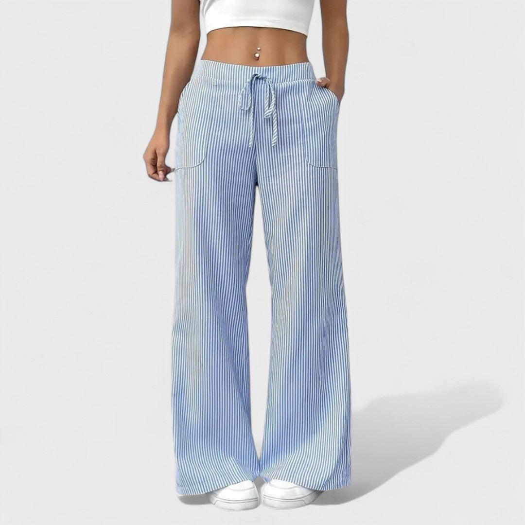 Dominique - Pantalons Amples Confortables
