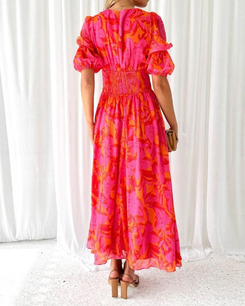Lune - Robe Maxi Éclat Solaire