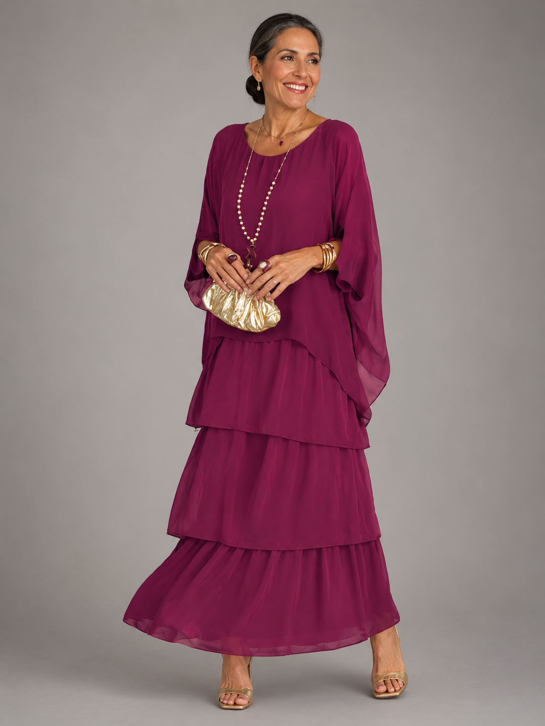 Lara | Robe longue élégante et fluide