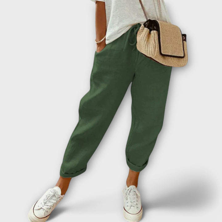 Bibi - Pantalons en lin à la mode et confortables