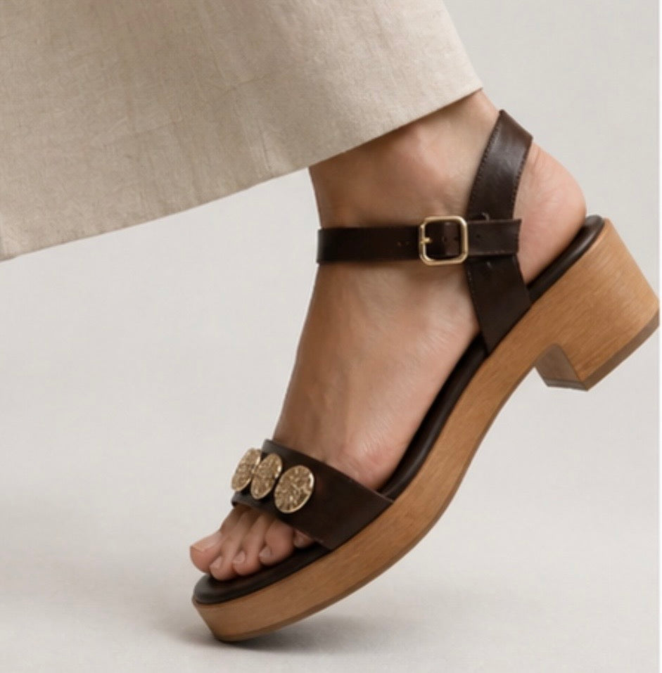 Esther | sandales à talons Marron
