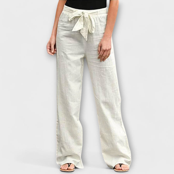 Loreen - Pantalons en lin légers