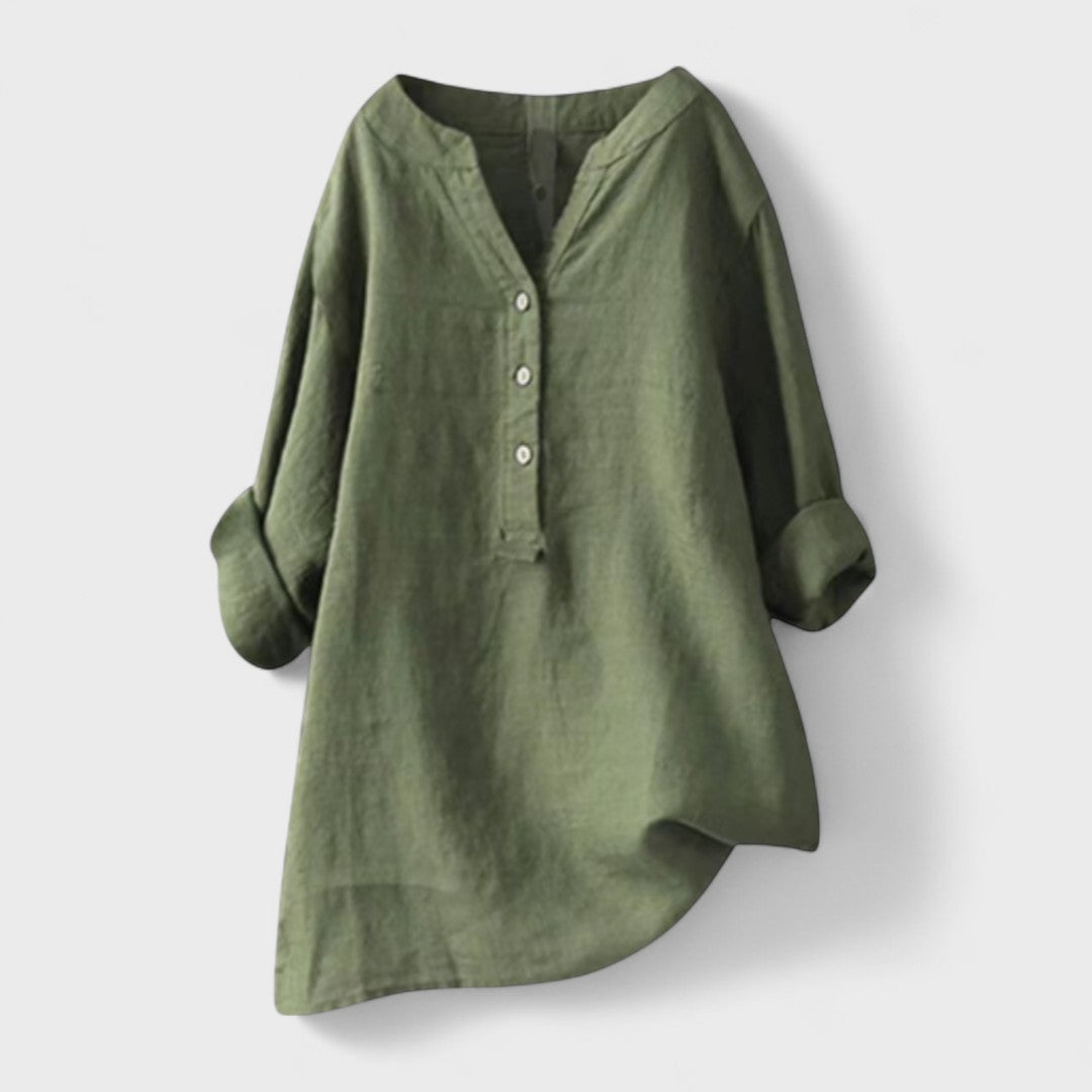 Freja - Chemise Confortable avec Boutons