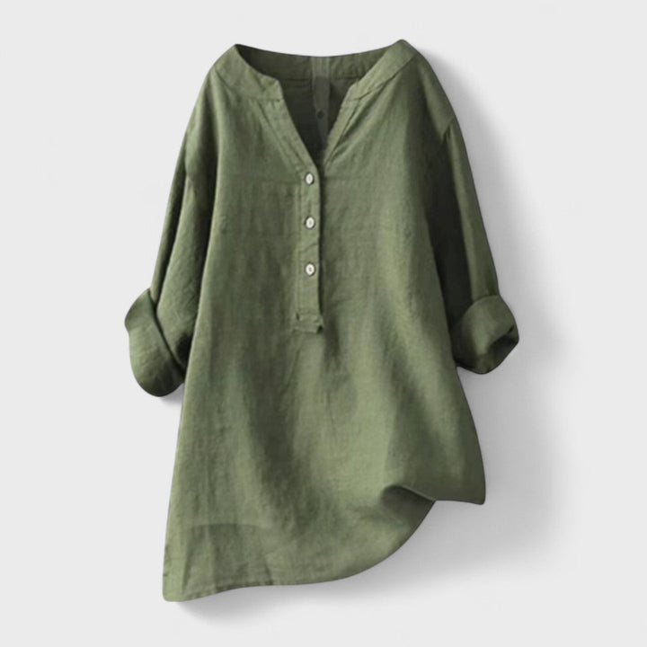 Freja - Chemise Confortable avec Boutons