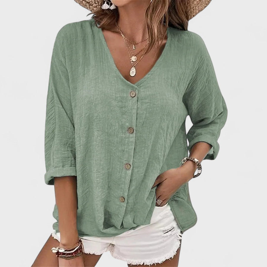 Anna - Blouse en Lin d'Été