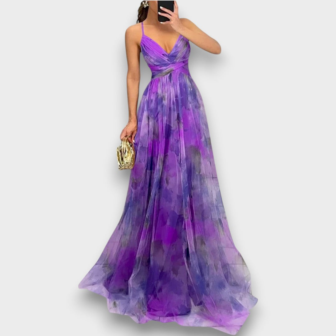 Giselle - Robe Maxi à Imprimé Floral