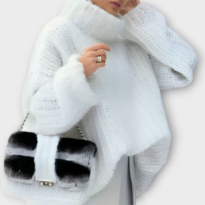 Paulina - Sweat à capuche doux pour femme avec manches longues