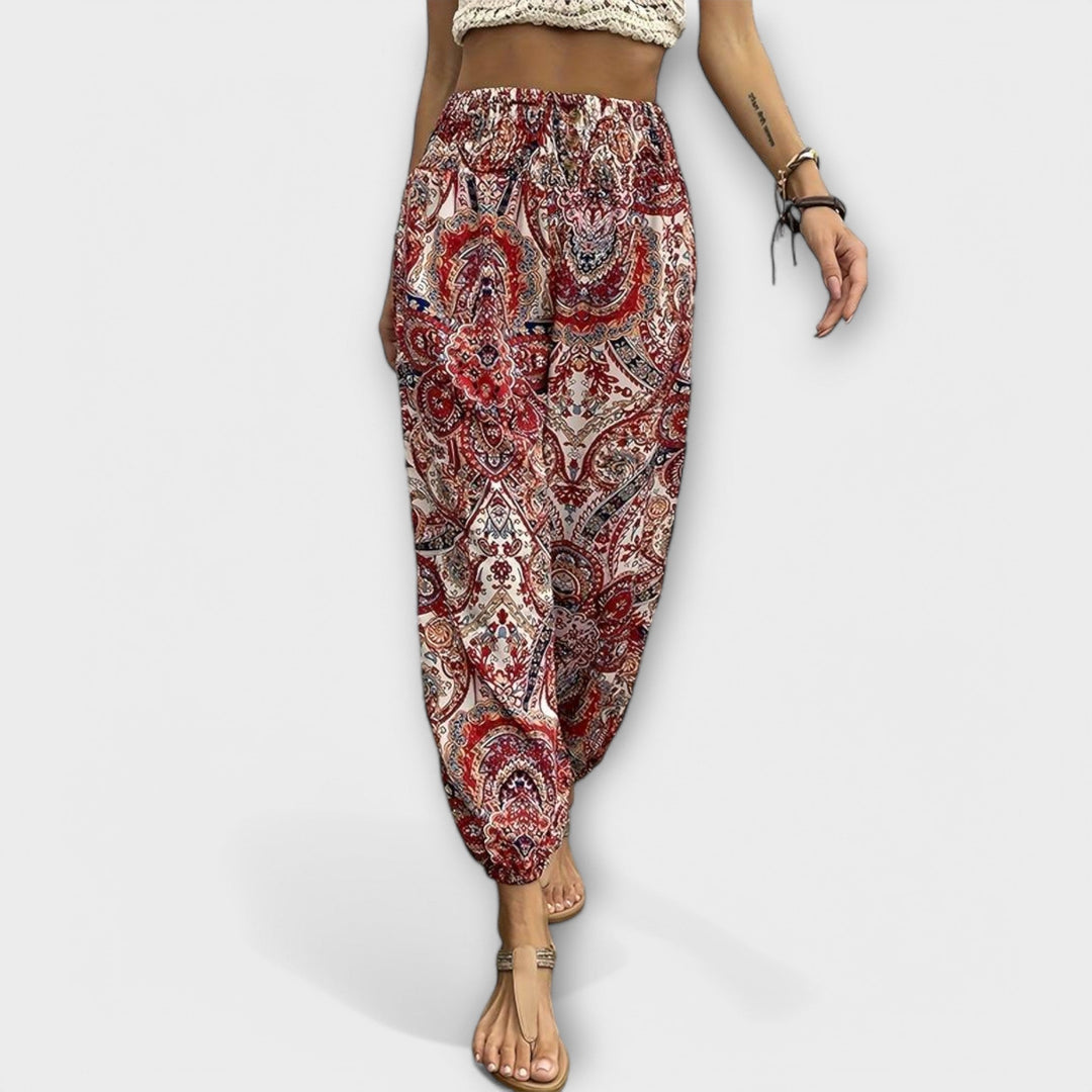 Scarlett - Pantalons avec motif ethnique