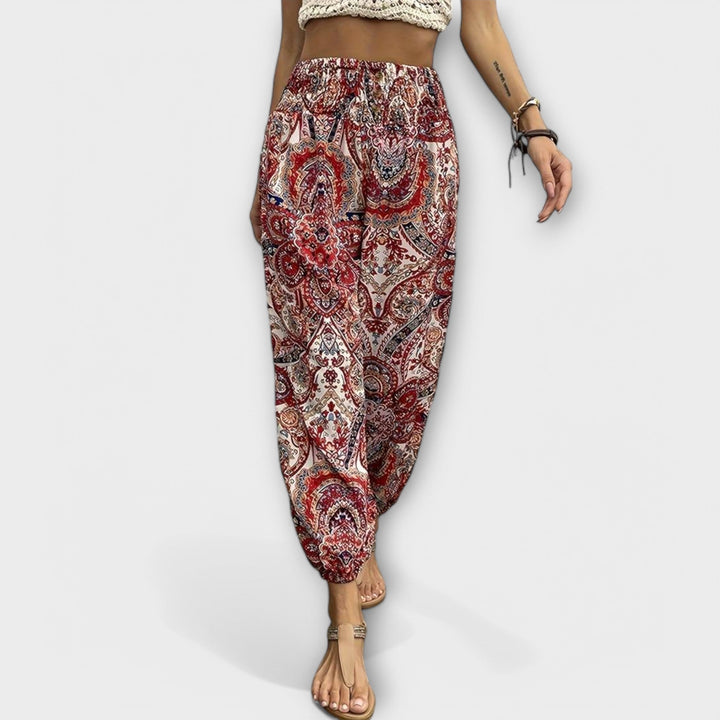 Scarlett - Pantalons avec motif ethnique
