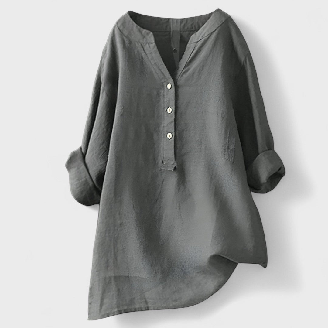 Freja - Chemise Confortable avec Boutons