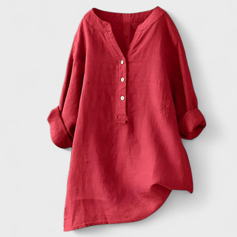 Freja - Chemise Confortable avec Boutons