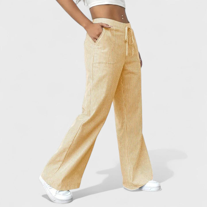 Dominique - Pantalons Amples Confortables