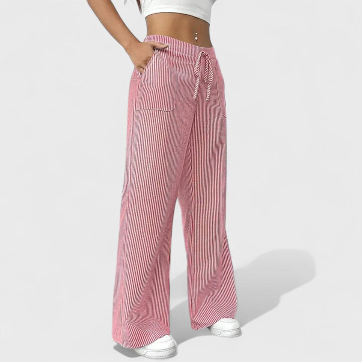 Dominique - Pantalons Amples Confortables