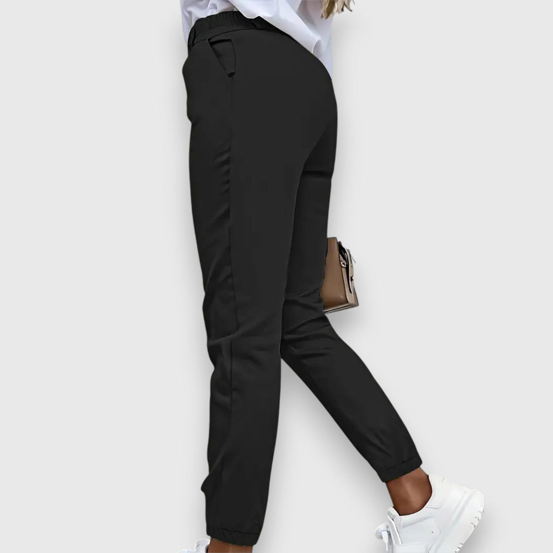 Isabel – Pantalons élégants taille haute