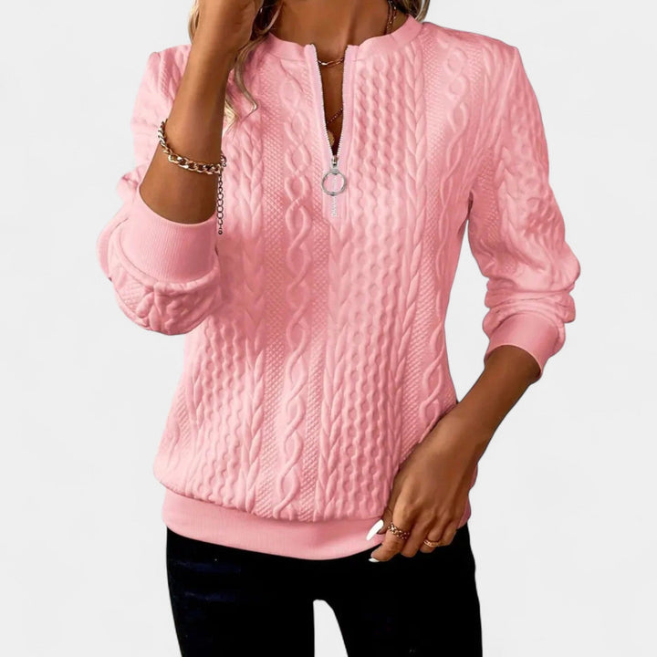 Kaja – Pull zippé pour un look plus moderne