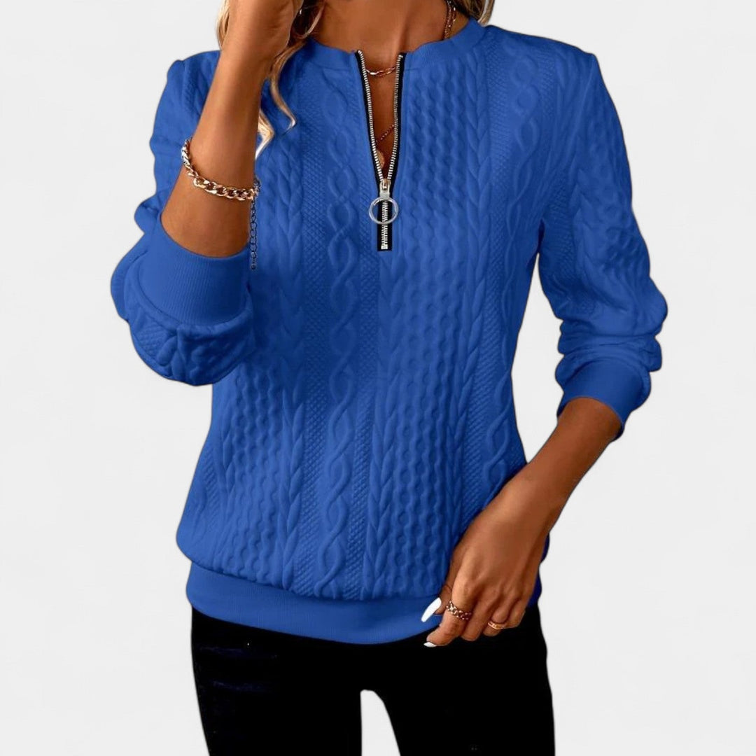 Kaja – Pull zippé pour un look plus moderne