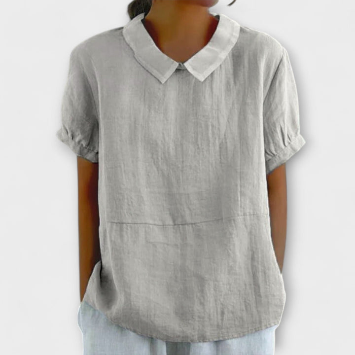 Lia - Blouse à manches courtes