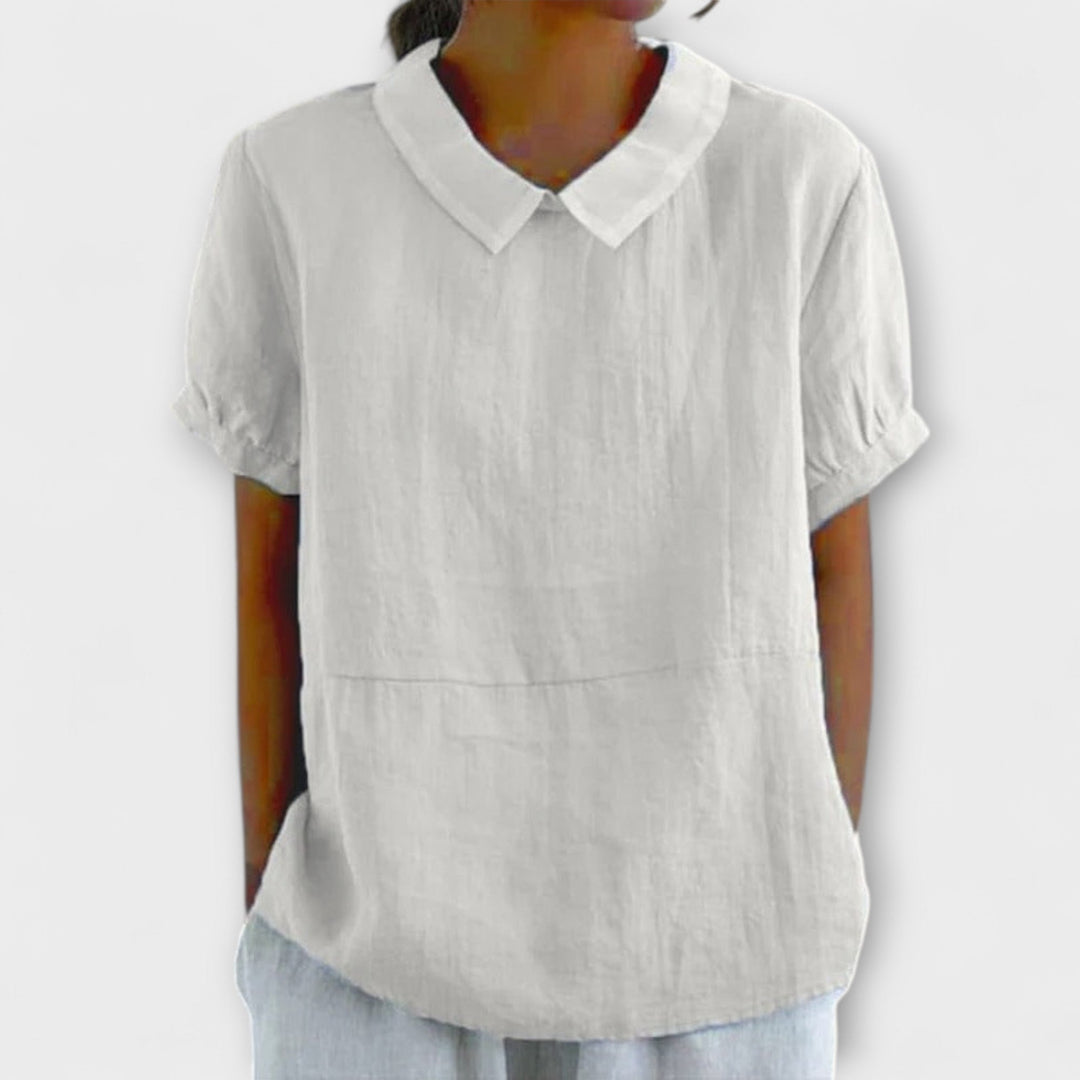 Lia - Blouse à manches courtes